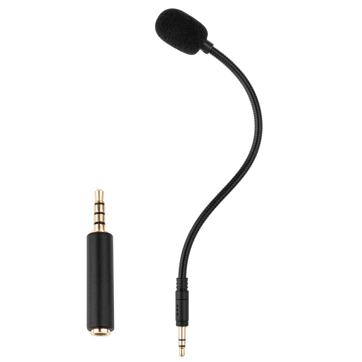 Smays Microphone Replacement for Rig 400 Gaming Headset - 3.5mm Detachable Mic - Black - Compatible with PS4