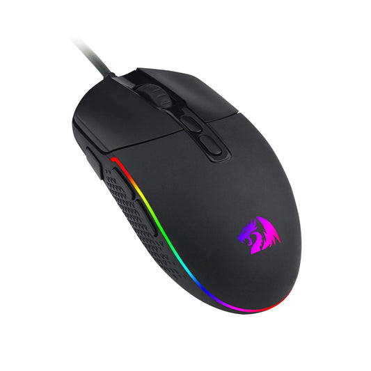 Redragon M719 Antonium RGB Gaming Mouse - 10,000 DPI, 8 Programmable Buttons, Black, Wired with DIY Keybinds & Backlit Modes