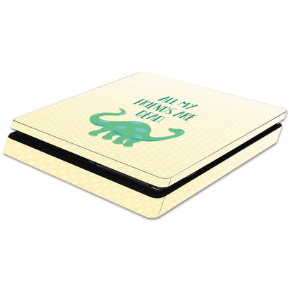 MIGHTY SKINS PS4 Slim Skin - All My Friends Are Dead Vinyl Decal Wrap, Durable & Easy to Apply, Made in USA