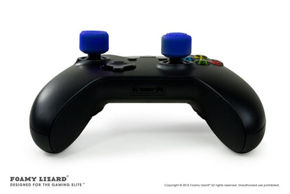 Foamy Lizard AceShot Thumb Grips - 8pc Sweat-Free Silicone for Xbox One & Steamdeck - Blue, Model FL-TALLTHMB-XBOXONE-BLUE