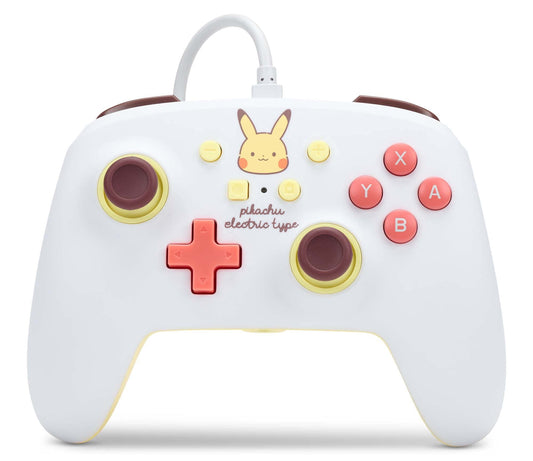 PowerA Enhanced Wired Controller for Nintendo Switch - Pikachu Electric Type, Model 1522661-01