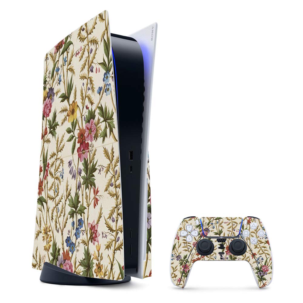 MightySkins Gaming Skin for PS5 / Playstation 5 Bundle - Seaweed | Protective Viny wrap | Easy to Apply and Change Style | Made in The USA