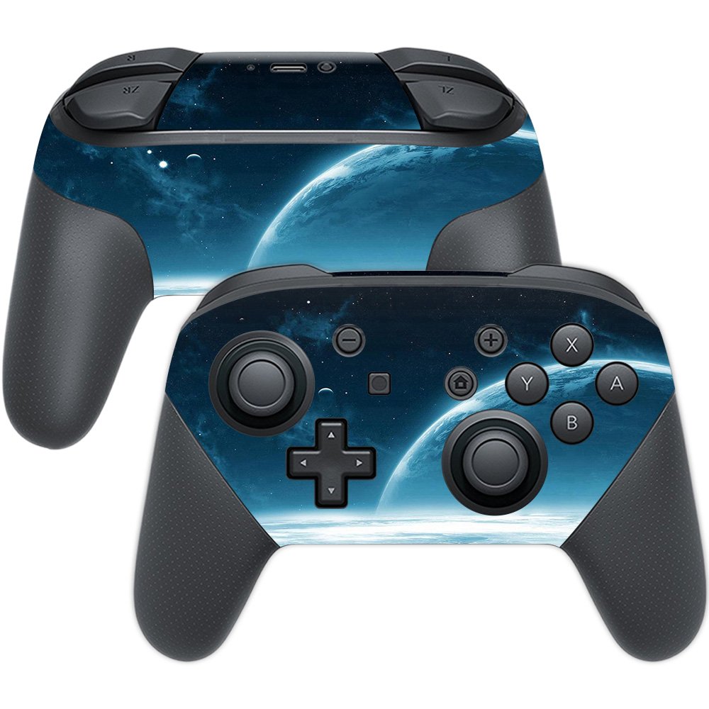 MIGHTY SKINS Nintendo Switch Pro Controller Skin - Outer Space, Durable Vinyl Decal, Easy Apply/Remove, Model NISWPCOI-Outer Space