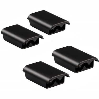 XUKEKOY Battery Box for Xbox 360 Wireless Controller - 4 Pack, Black, Plastic