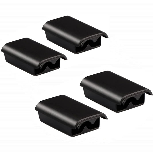 XUKEKOY Battery Box for Xbox 360 Wireless Controller - 4 Pack, Black, Plastic