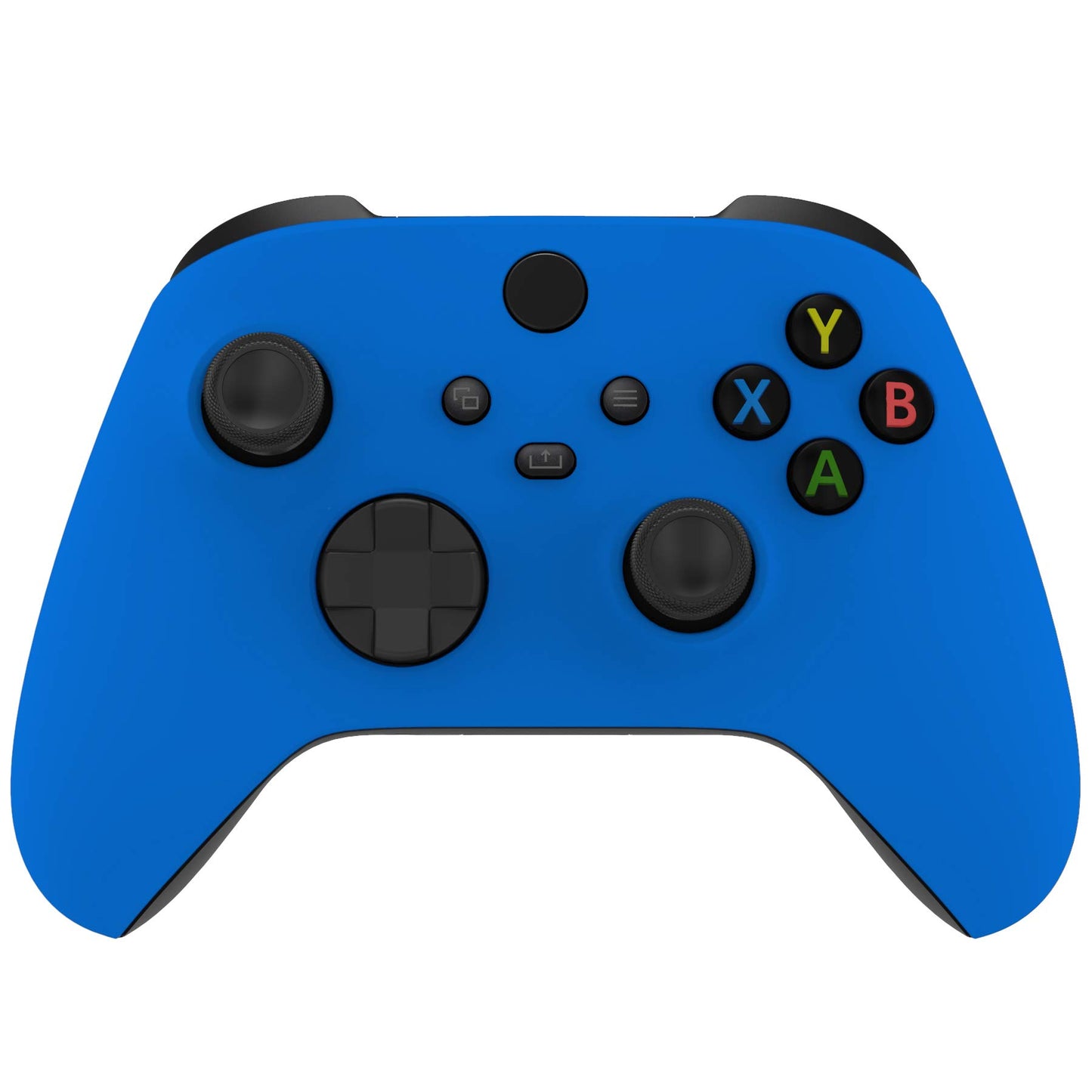 eXtremeRate Blue Replacement Shell for Xbox Series X & S Controller - Personalized Upgrade - Soft Touch Grip Custom Cover Gaming