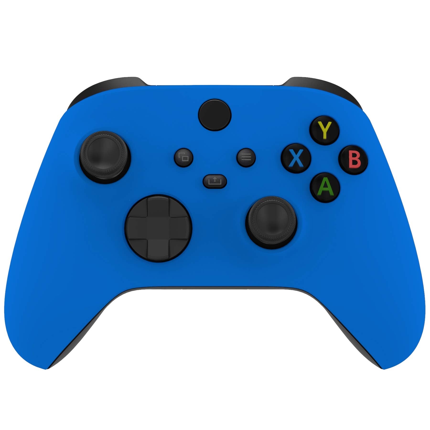 eXtremeRate Blue Replacement Shell for Xbox Series X & S Controller - Personalized Upgrade - Soft Touch Grip Custom Cover Gaming