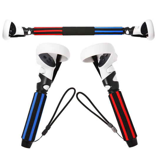 VR Handle Attachments for Meta/Oculus Quest 2 Controller Beat Saber Accessories  VR Gorilla Tag Long Arms Grips for Meta Quest 2 BeatSaber Golf Club Baseball and VR Gorilla Tag Games