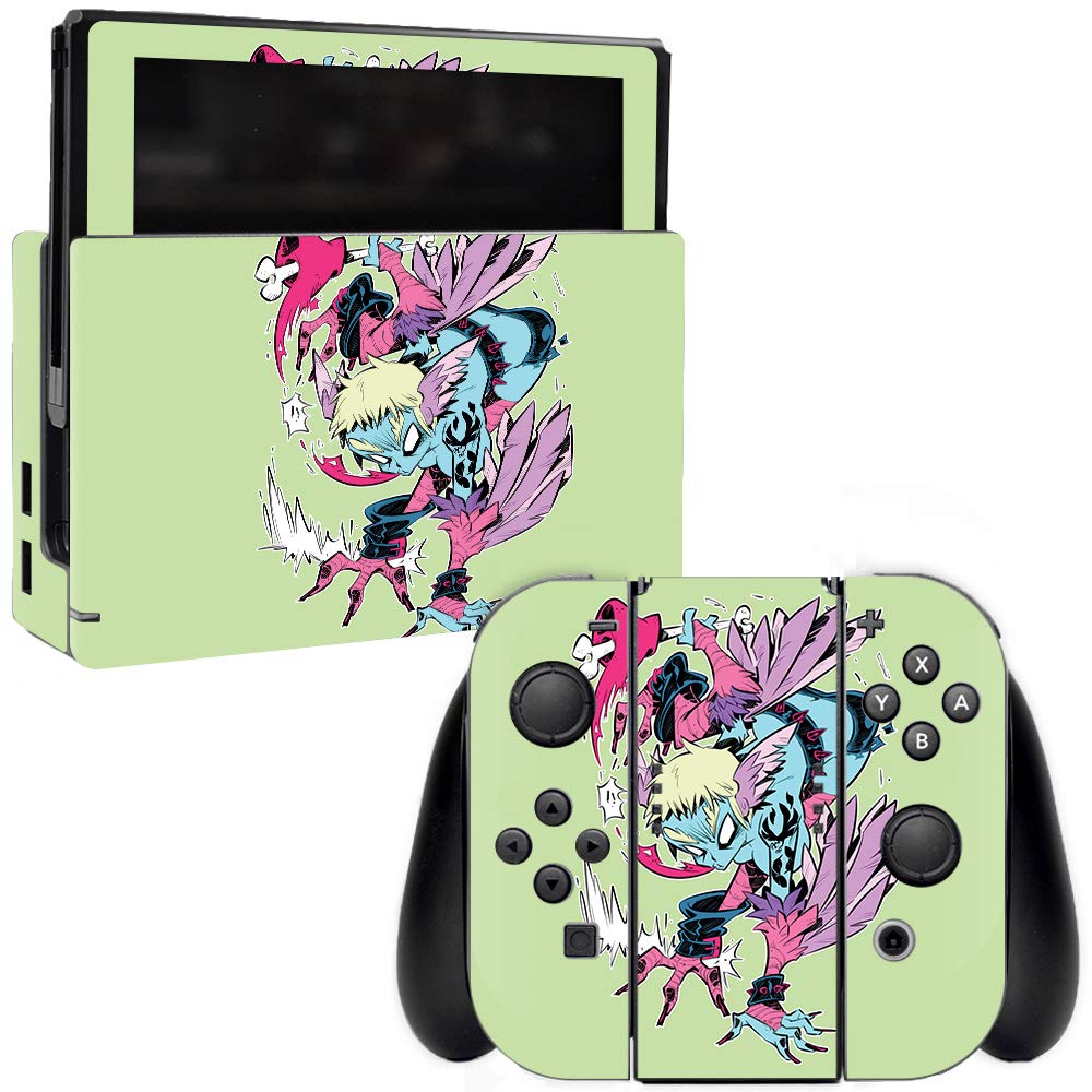 MIGHTY SKINS Nintendo Switch Skin - Harpy Vinyl Decal Wrap, Durable & Easy to Apply, Model NISWI-Harpy