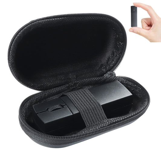 elec Space Wireless Mini Finger Mouse - Silent Dual-Mode Bluetooth & 2.4GHz, Ergonomic, Portable, Black