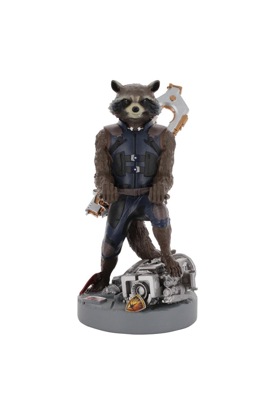 Cableguys Cg Rocket Raccoon Cable Guy - Multicolor Figurine, Model MER-3567