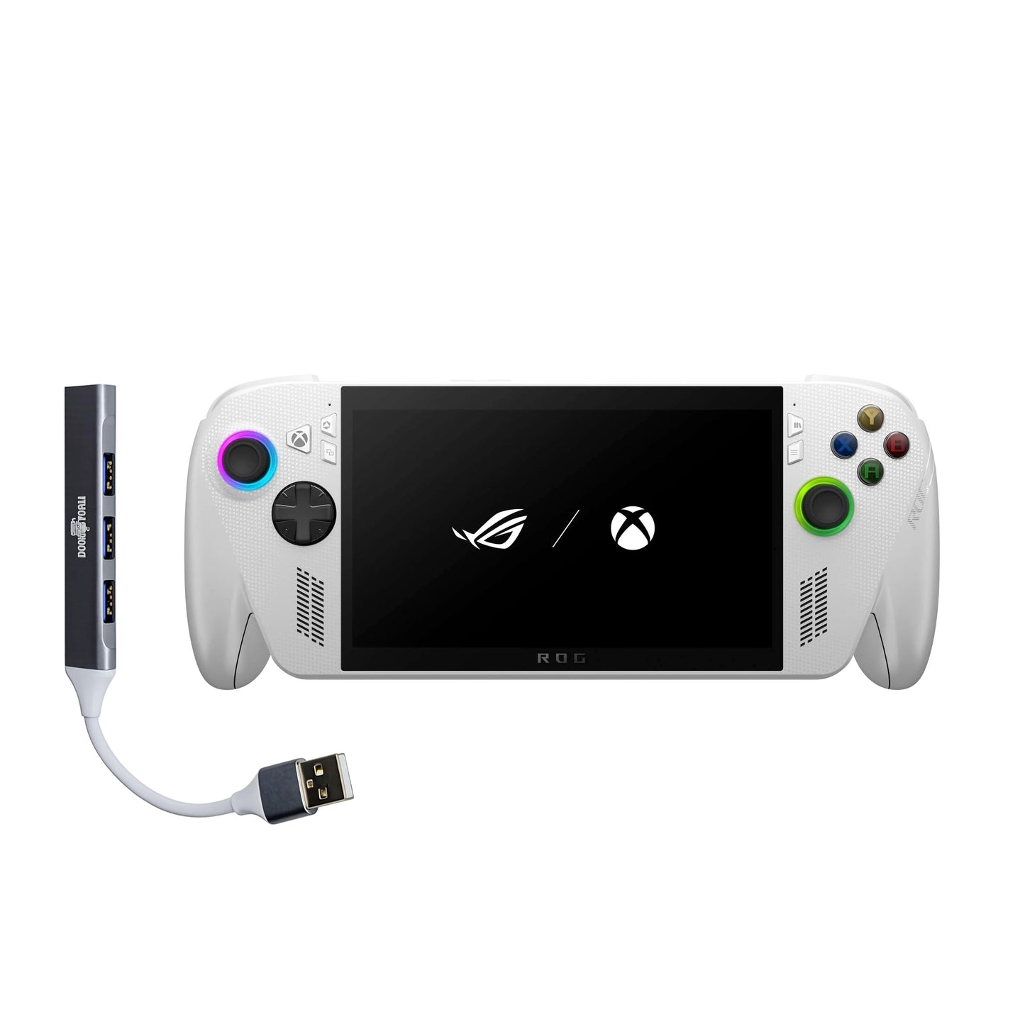 ASUS ROG Xbox Ally Gaming Handheld 7 120Hz Touchscreen IPS Display (AMD Ryzen Z2 A  16GB LPDDR5X  512GB SSD  AMD RDNA 2 Graphics  Fingerprint  WiFi 6E  Bluetooth 5.4  Win 11 Home) w/DKZ Hub