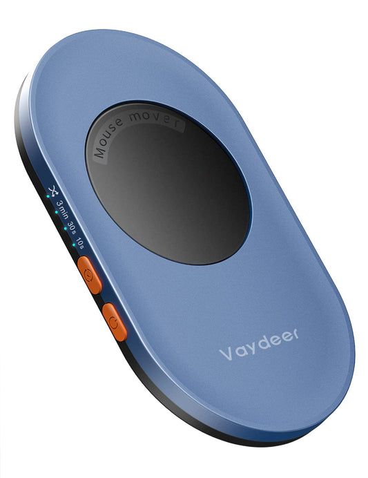 Vaydeer Ultra Slim Mouse Mover with Adjustable Interval Timer  Undetectable & Noiseless Jiggler Simulates Realistic Movement  Driver-Free Shaker for Keeping the PC Active and Sesupport.
