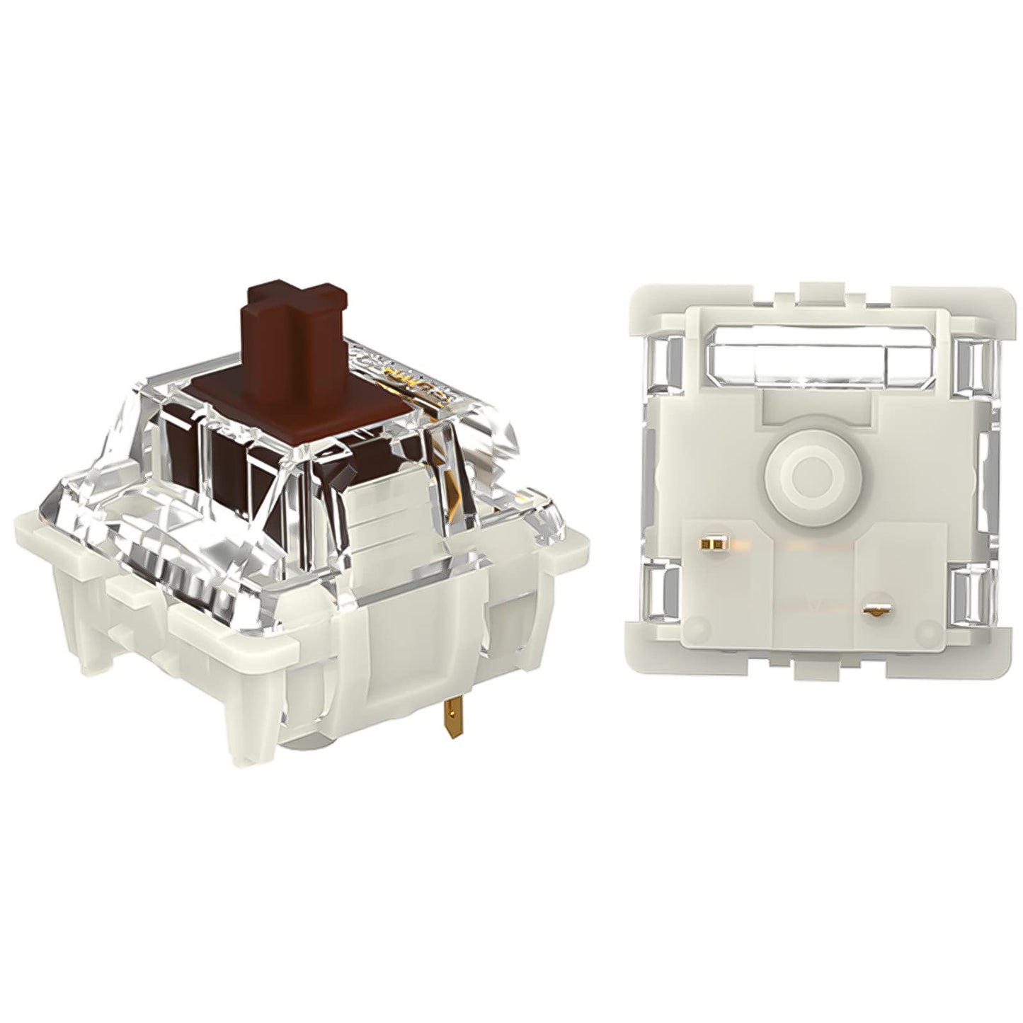 DRAOZA Gateron Pro 2.0 Mechanical Keyboard Switches, 108pcs Prelubricated RGB, Brown, Red, Yellow, 3-Pin Compatible