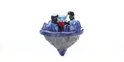 Mega Bloks Skylanders Undead Night Shift Spinner Set, Blue, Model DBG53, Plastic Construction
