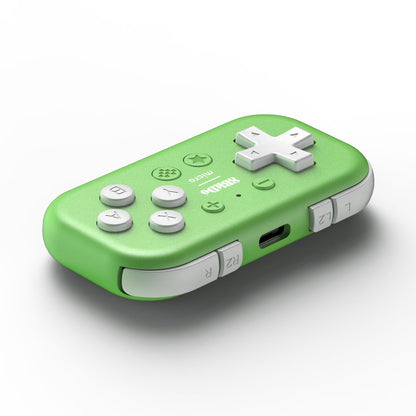 Nargos 8BitDo Mini Bluetooth Controller for Nintendo Switch, Windows, Android - Micro Green Key Chain Size