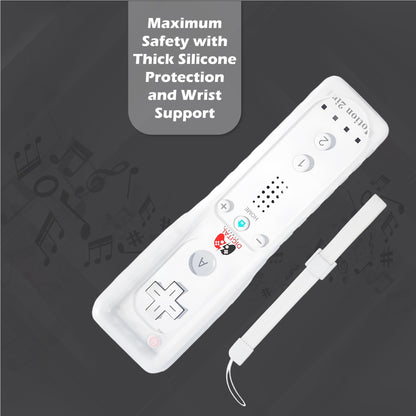 Digital Dynasty Wii Motion Plus Controller 2 Pack with Nunchuks - White for Nintendo Wii & Wii U