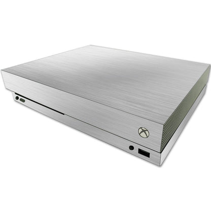 MIGHTY SKINS MightySkins Skin for Microsoft One X - Cold Steel, Durable Vinyl Decal, Easy Apply/Remove, USA-Made