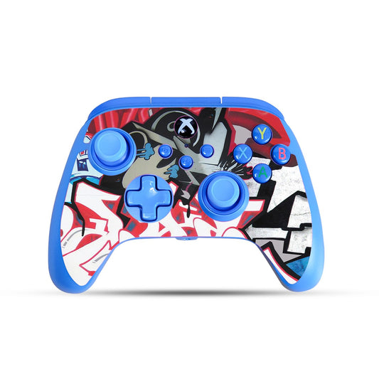 Gaming Skin Compatible with PowerA Xbox Series X|S Enhanced Wired Controller - Graffiti Mash Up - Premium 3M Vinyl Protective Wrap Decal Cover - Easy to Apply | Crafted in The USA by MightySkins
