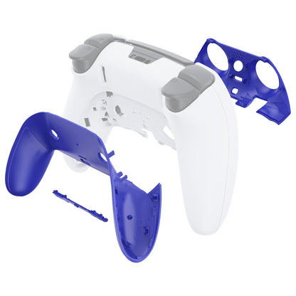 eXtremeRate PS5 Edge Controller Trim Shell - Custom Blue Front & Back Clip Plates, Model CXQEGP003