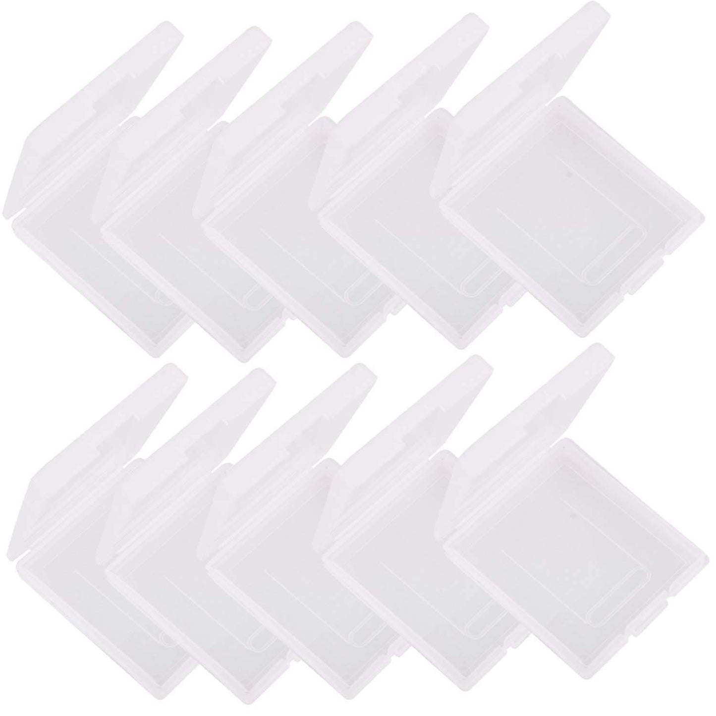 traderplus 10Pcs Clear Protective Game refill unit Case Storage Box for Nintendo Gameboy Color GBC GB GBP
