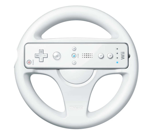 Nintendo Wii Wheel for Wii Remote Controller - White, Model RVLAHA