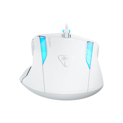 Turtle Beach Kone II Wired RGB Gaming Mouse, 26000 DPI, Ergonomic Design, Arctic White, Model TBM-1003-15