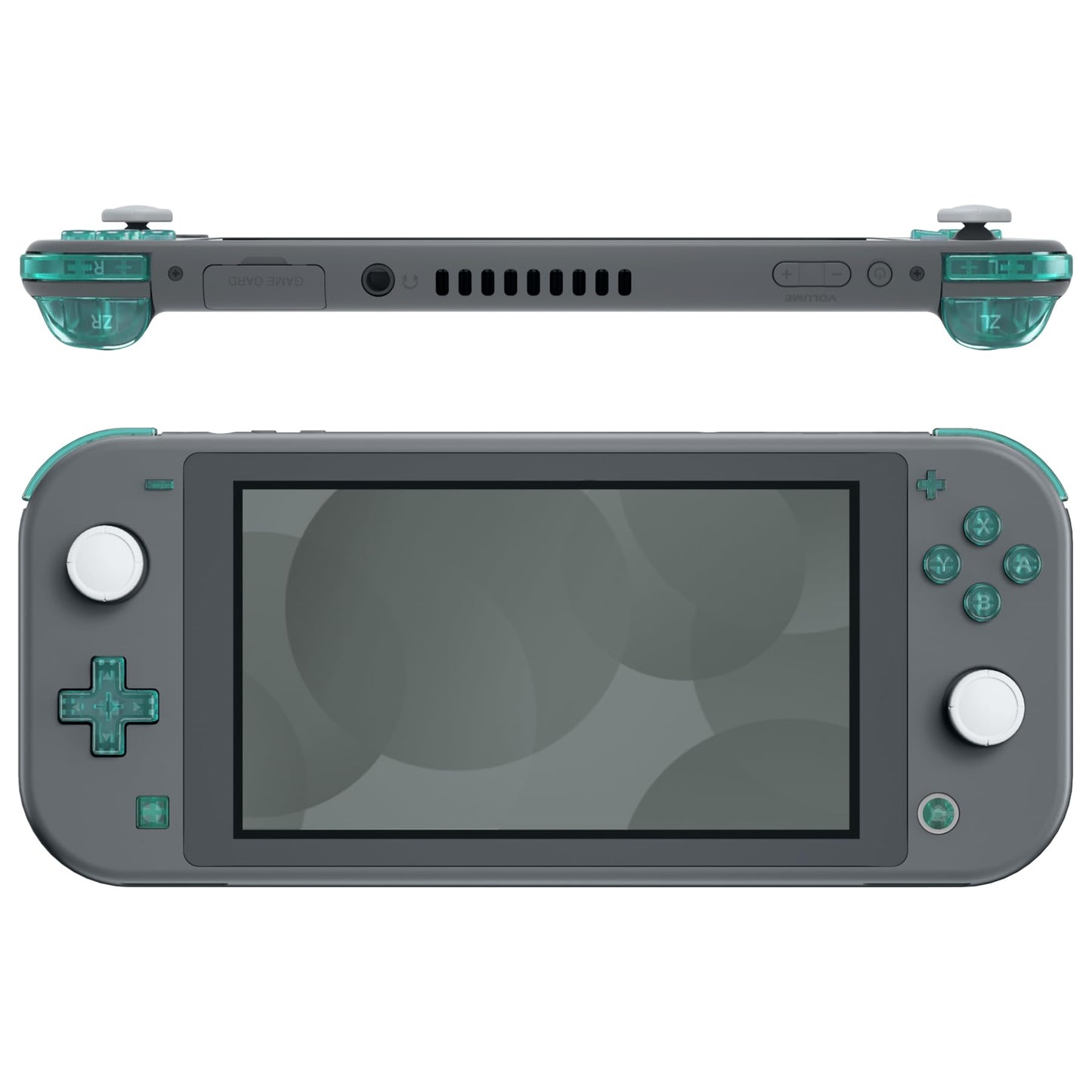 eXtremeRate Emerald Green Replacement ABXY Home Capture Plus Minus Keys Dpad L R ZL ZR Trigger for Nintendo Switch Lite  Full Set Buttons Repair Kits with Tools for Nintendo Switch Lite