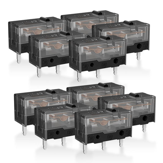 YIMAGUJRX RUNJRX Black Kailh GM 8.0 Mouse Switches for Gaming - 10Pcs