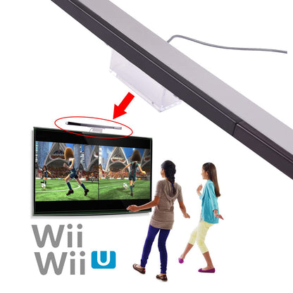 JINHEZO Wired Infrared Sensor Bar for Nintendo Wii Controller - 1 Count, White, Model: JINHEZO-WII Sensor Bar001