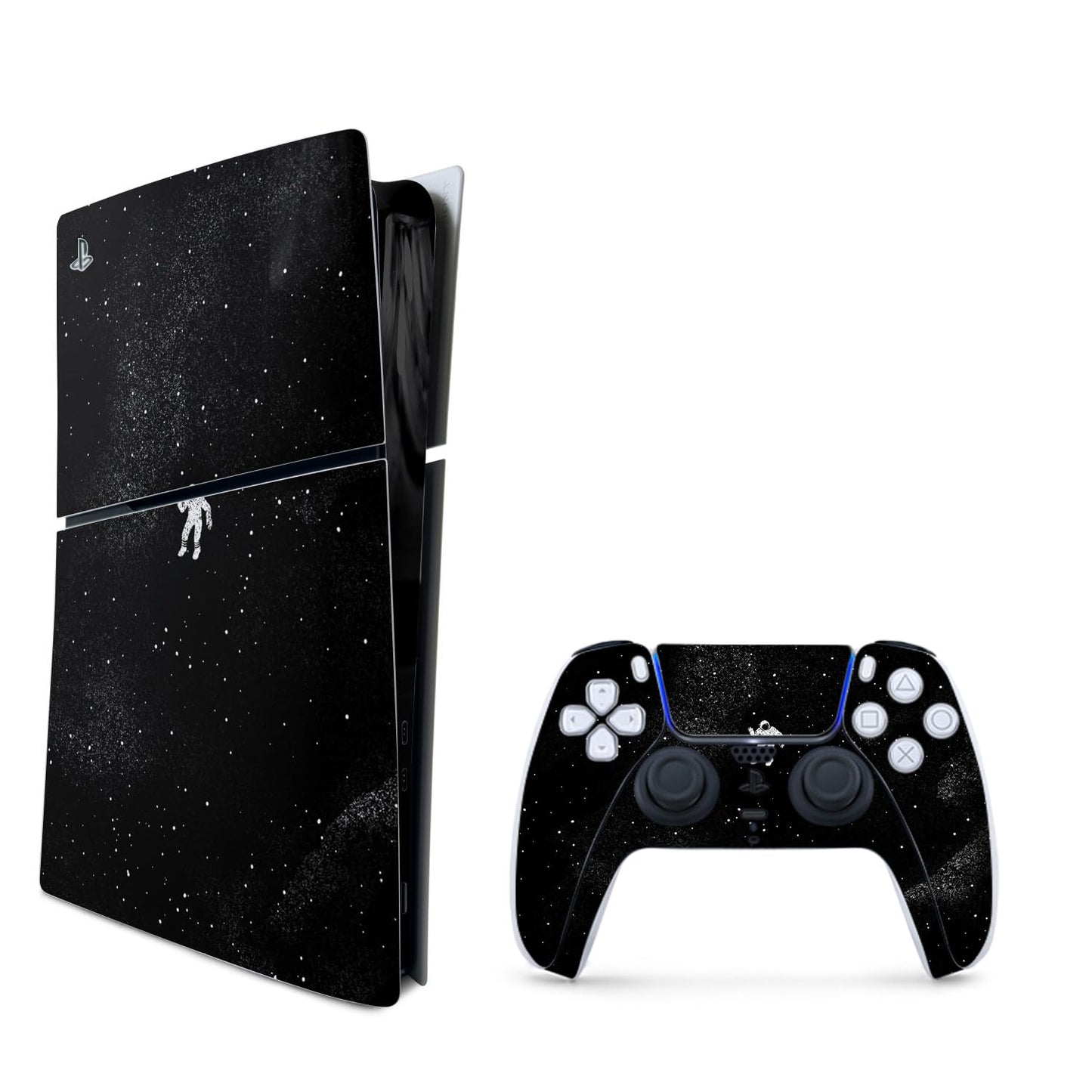 MightySkins Skin Compatible with Playstation 5 Slim Digital Edition Bundle - Gravity | Protective  Durable  and Unique Vinyl Decal wrap Cover | Easy to Apply | Made in The USA