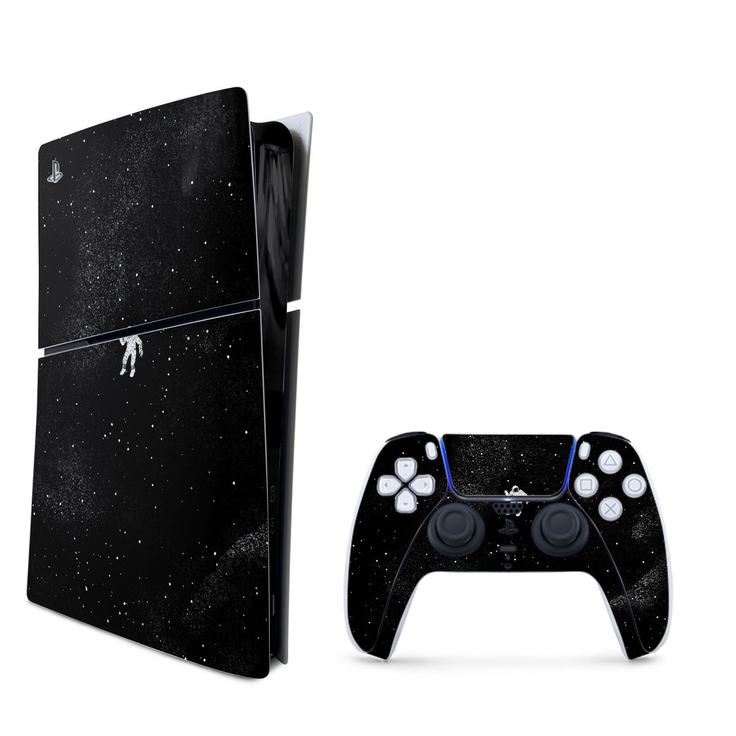 MightySkins Skin Compatible with Playstation 5 Slim Digital Edition Bundle - Gravity | Protective  Durable  and Unique Vinyl Decal wrap Cover | Easy to Apply | Made in The USA