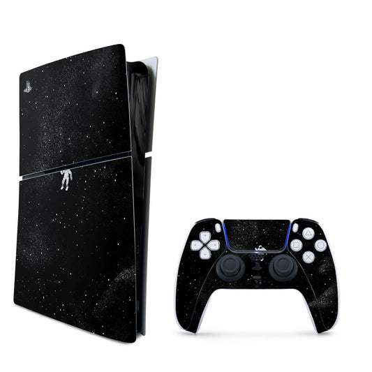 MightySkins Skin Compatible with Playstation 5 Slim Digital Edition Bundle - Gravity | Protective  Durable  and Unique Vinyl Decal wrap Cover | Easy to Apply | Made in The USA