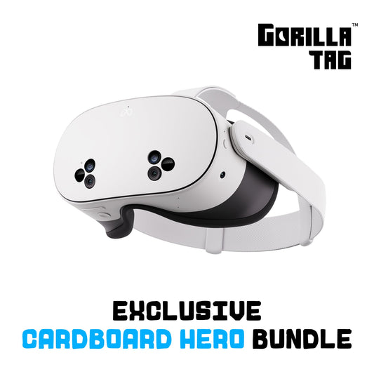 Meta Quest 3S 128GB - Dive into Mixed Reality - Unreal device. Unreal price. - Gorilla Tag Cardboard Hero Bundle - marketplace unique