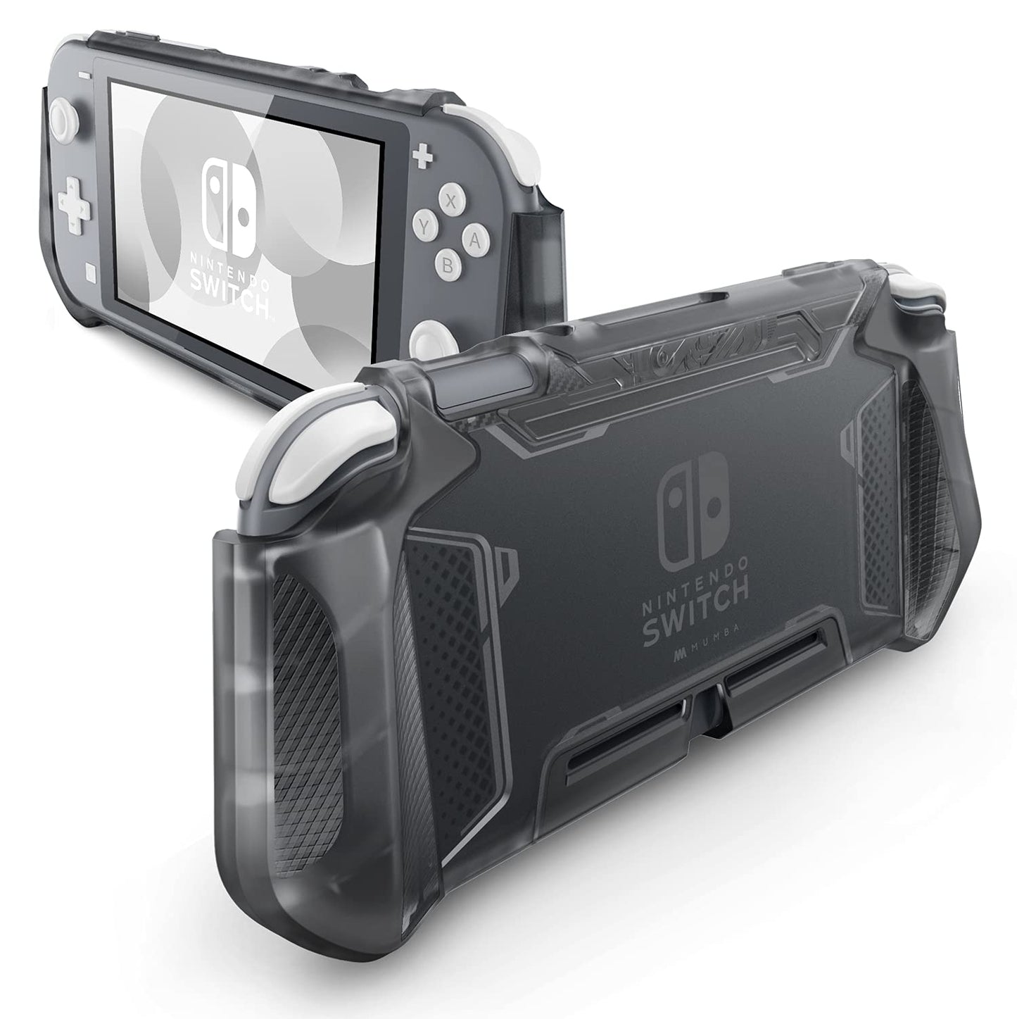 Mumba Grip Case for Nintendo Switch Lite  [Blade Series] TPU Protective Portable Cover Accessories Compatible with Switch Lite Console 2019 Release (FrostBlack)