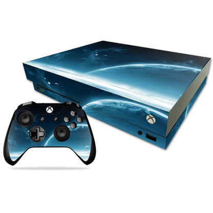 MIGHTY SKINS Xbox One X Skin - Durable Vinyl Decal Wrap, Outer Space Design, Easy to Apply and Remove, Model MIXBONXCMB-Outer Space
