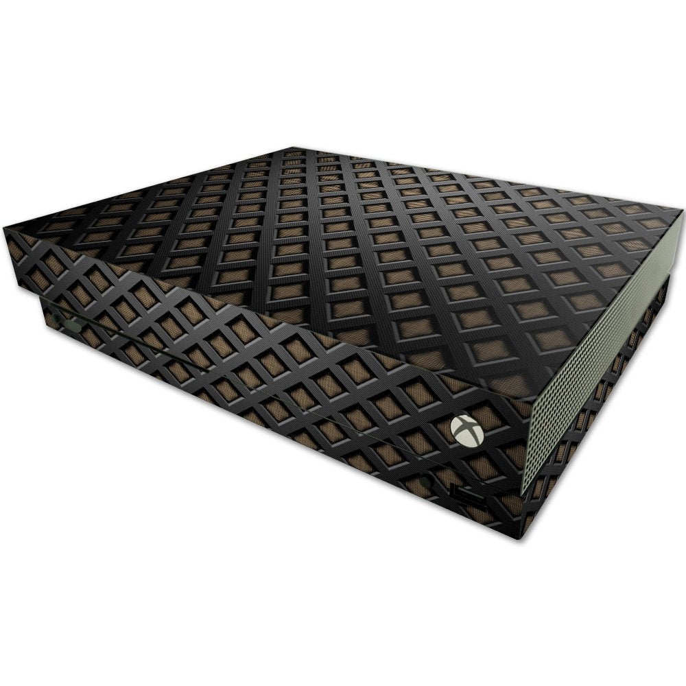 MIGHTY SKINS MightySkins Vinyl Skin for Microsoft One X Console - Black Wall, Durable & Easy to Apply, Model MIXBONX-Black Wall