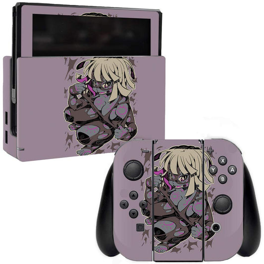 MIGHTY SKINS Nintendo Switch Skin - Shadow Girl Vinyl Decal Wrap, Durable and Protective Cover, Easy to Apply, Model NISWI-Shadow Girl