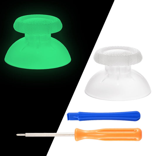 eXtremeRate Glow in Dark - Green Replacement Thumbsticks for PS5 Controller  Custom Analog Stick Joystick for PS4 Controller Universal