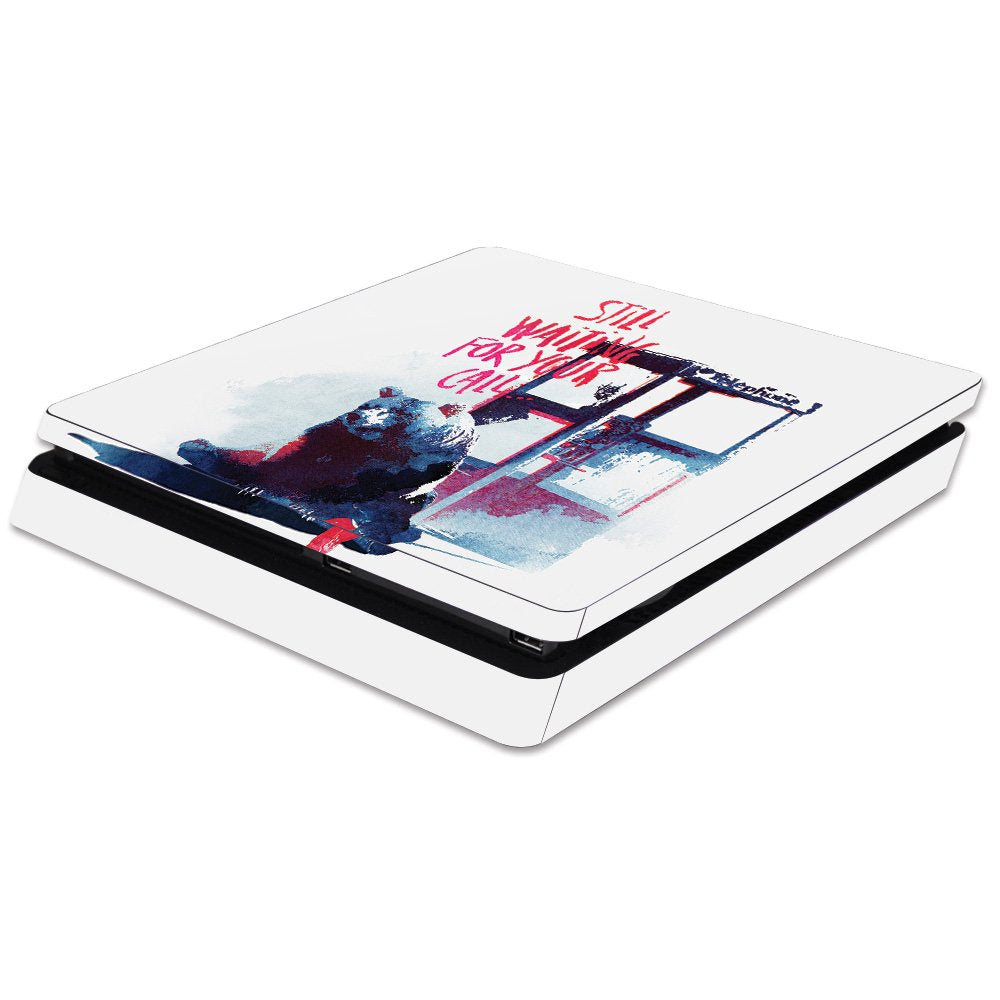 MIGHTY SKINS PS4 Slim Skin - Still Waiting - Durable Vinyl Decal Wrap - Easy to Apply/Remove - Made in USA