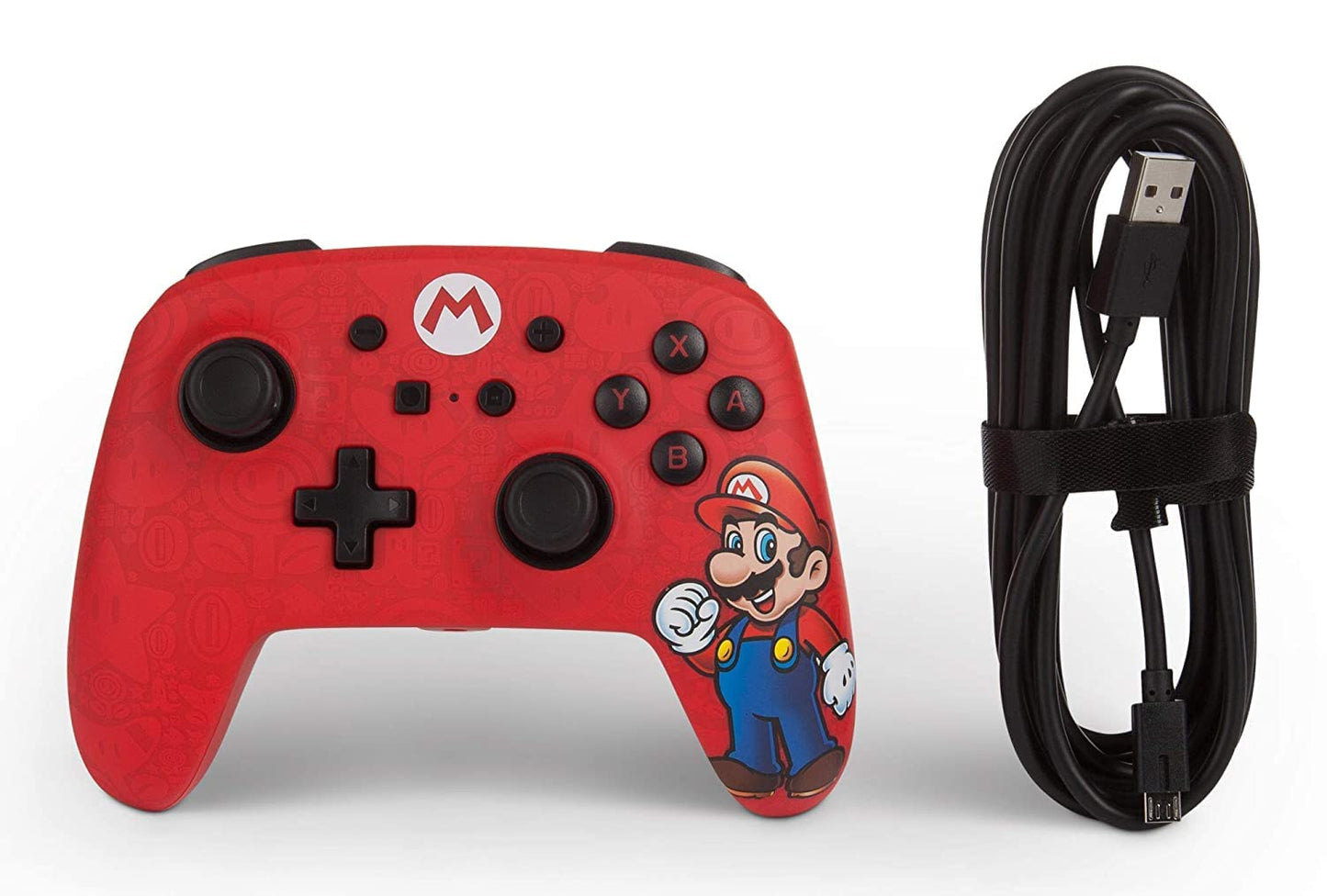 PowerA Wired Controller for Nintendo Switch - Mario, Red, Model 1513569-01
