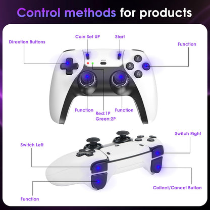 TEFELE Retro Game Console M15 - 2025 New Model, Classic Gaming Experience