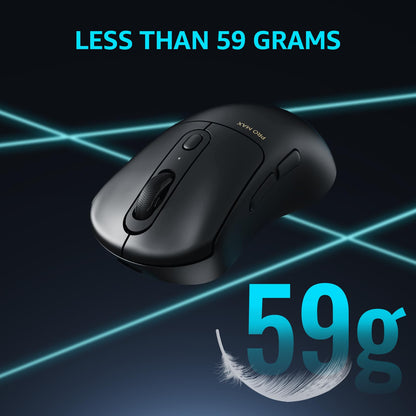 Rapoo VT3PRO MAX Wireless Gaming Mouse, 8KHz Polling, 30K DPI, 1+8 Programmable Buttons, Superlight 59g, Black