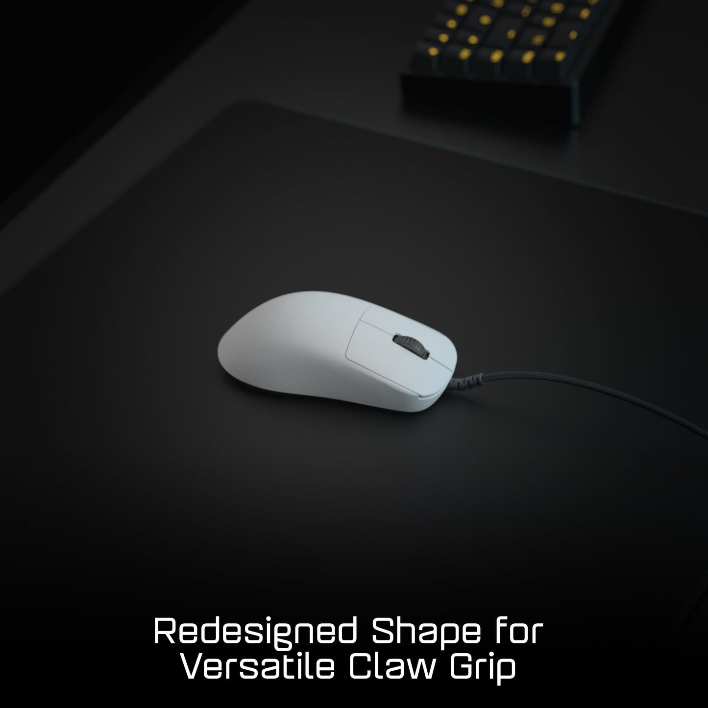 ENDGAME GEAR OP1 Wired Gaming Mouse - 8000Hz Polling, PixArt PAW3395 Sensor, Kailh GX Switches, White