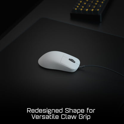 ENDGAME GEAR OP1 Wired Gaming Mouse - 8000Hz Polling, PixArt PAW3395 Sensor, Kailh GX Switches, White