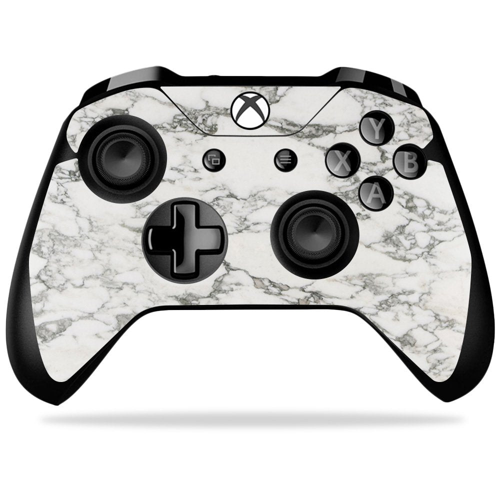 MIGHTY SKINS Xbox One X Controller Skin - White Marble Vinyl Decal Wrap, Durable & Easy to Apply, Model MIXBONXCO