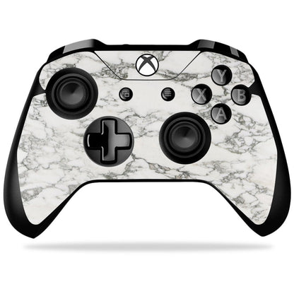 MIGHTY SKINS Xbox One X Controller Skin - White Marble Vinyl Decal Wrap, Durable & Easy to Apply, Model MIXBONXCO