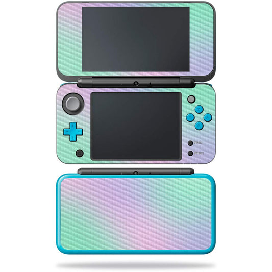 MightySkins Carbon Fiber Skin for Nintendo New 2DS XL - Sunflower DNA | Protective  Durable Textured Carbon Fiber Finish | Easy to Apply  Remove  and Change Styles | Made in The USA