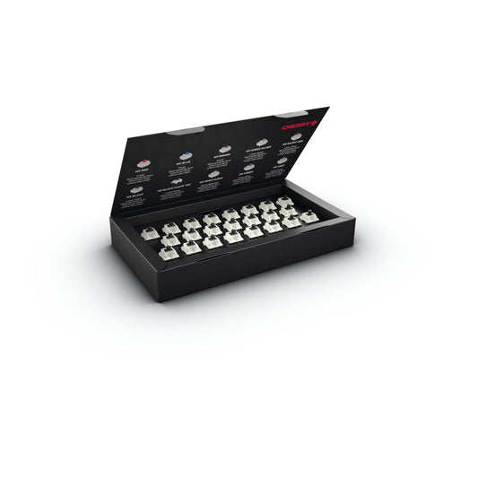 CHERRY MX Black Clear TOP Switch Kit  23 Mechanical Keyboard Switches  for DIY  Hot-Swap or Gaming Keyboards  Linear Switch Without Click  Powerful & Direct