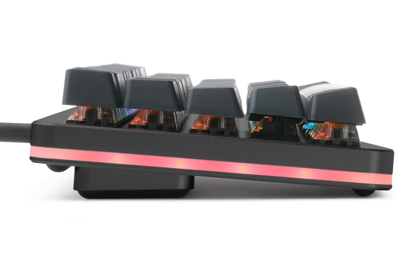 DROP ALT 65% Mechanical Keyboard - Cherry MX Blue, Hot-Swap, RGB Backlighting, Aluminum Frame, Black, Model MDX-31827-12